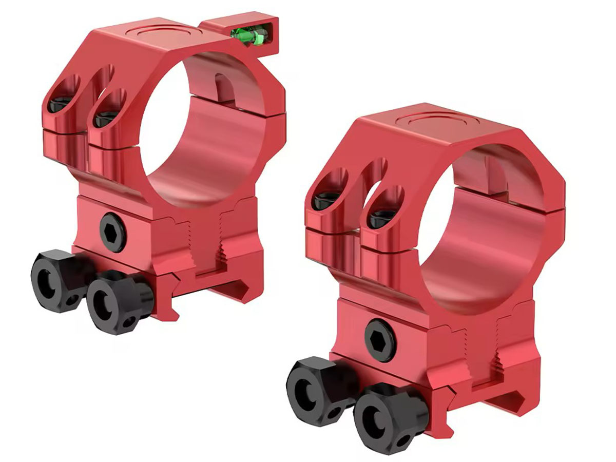 Monturas WestHunter ajustables Picatinny rojas