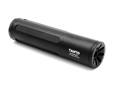 Supresor moderador de sonido DonnyFL Tanto rosca 1/2 x 20 UNF en aluminio negro mecanizado para rifles y pistolas PCP.