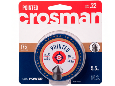 Lata de diabolos Crosman Pointed calibre 5.5mm 175 piezas