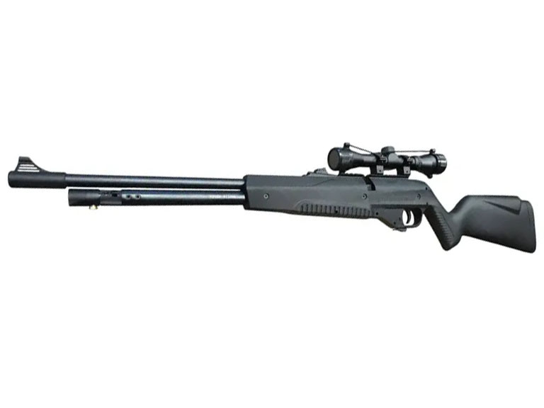 Rifle deportivo Nova Vista PCP2000N calibre 5.5mm con mira telescopica 4x32