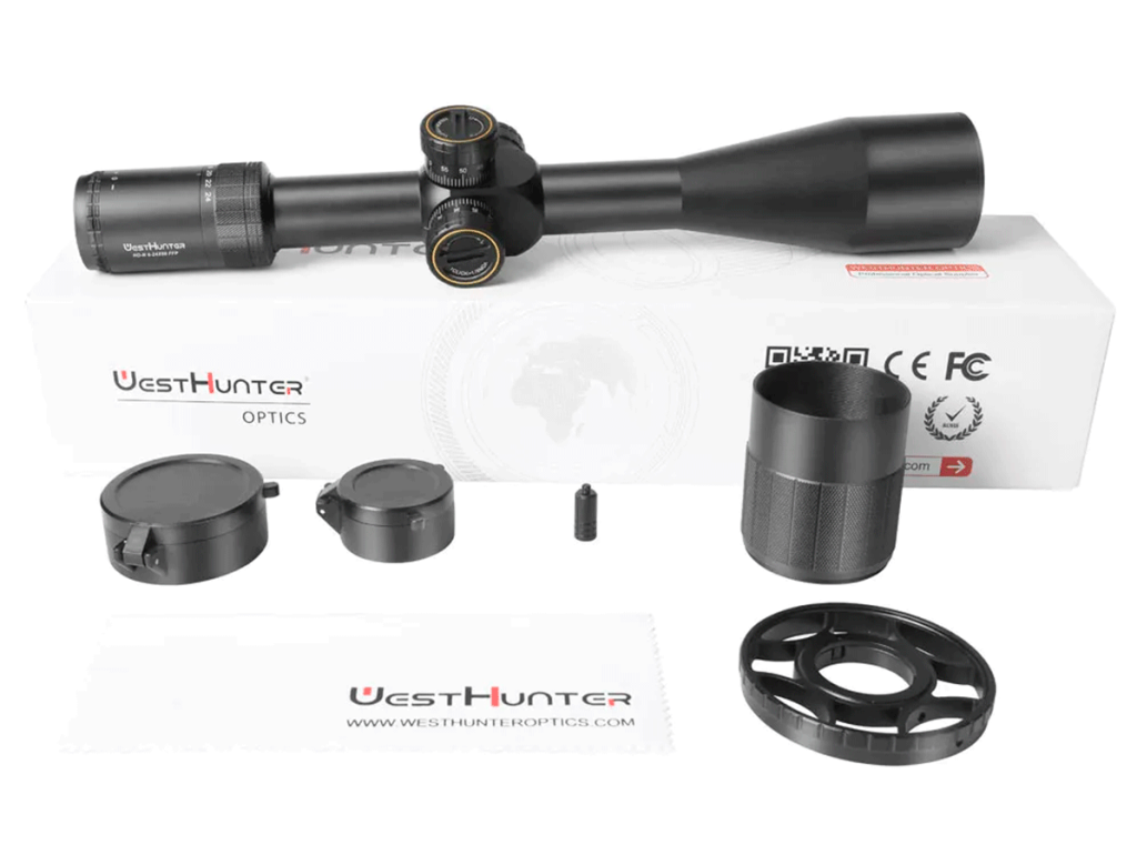 WestHunter HD GEN2 6-24X50 FFP Riflescope 1/10 MIL First
