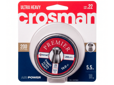 Lata de diabolos Crosman Domed Ultra Heavy calibre 5.5mm 200 piezas