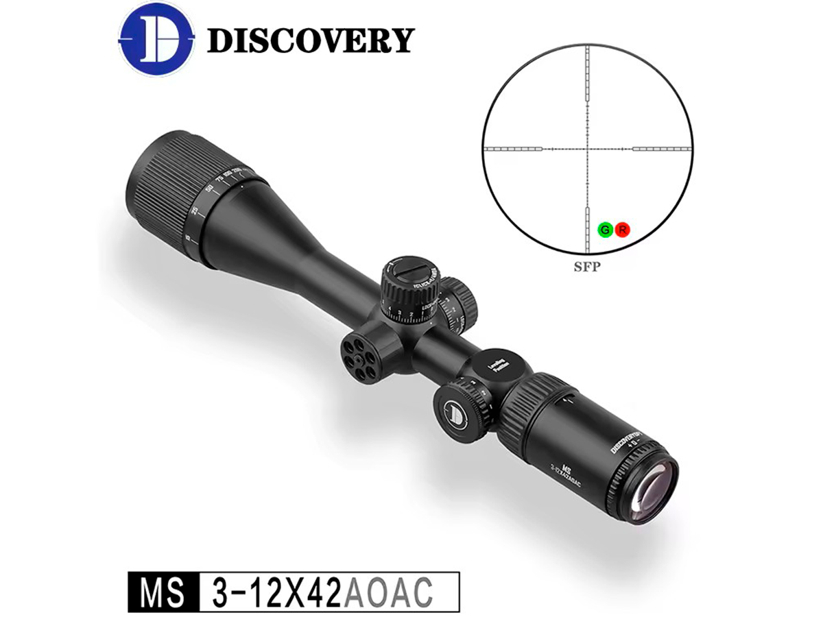 Mira telescópica Discovery MS 3-12x42 AOAC