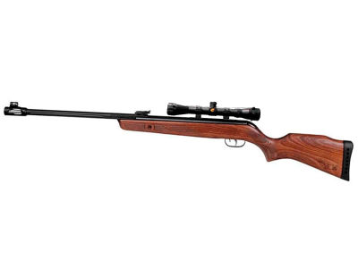 Rifle Gamo Hunter 440 AS con Mira Telescópica montada.