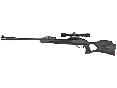 Rifle de aire Gamo Replay 10x Magnum IGT Gen2 perfil completo con mira.